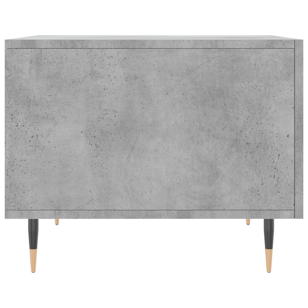 Salongbord betonggrå 50x50x40 cm konstruert tre