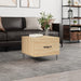 Salongbord sonoma eik 50x50x40 cm konstruert tre