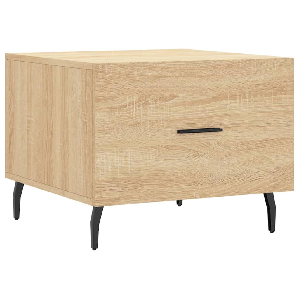 Salongbord sonoma eik 50x50x40 cm konstruert tre