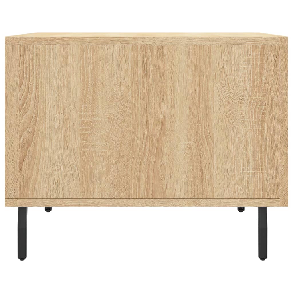 Salongbord sonoma eik 50x50x40 cm konstruert tre