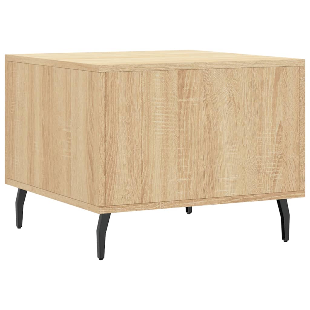 Salongbord sonoma eik 50x50x40 cm konstruert tre