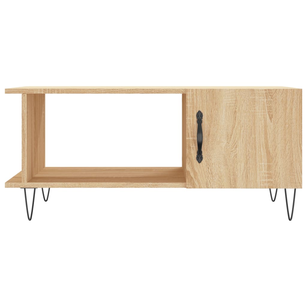 Salongbord sonoma eik 90x50x40 cm konstruert tre