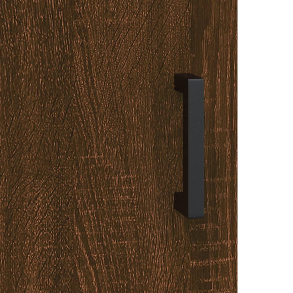 Salongbord brun eik 90x50x40 cm konstruert tre