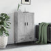 Highboard betonggrå 69,5x31x115 cm konstruert tre