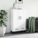 Highboard hvit 69,5x31x115 cm konstruert tre