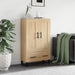 Highboard sonoma eik 69,5x31x115 cm konstruert tre