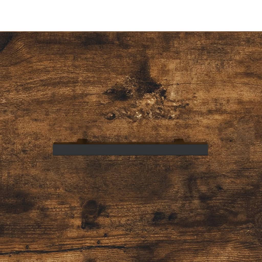 Highboard røkt eik 69,5x31x115 cm konstruert tre