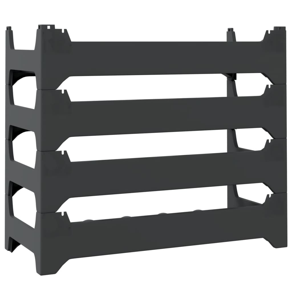 Vinstativ for 24 flasker PP stablebar vidaXL