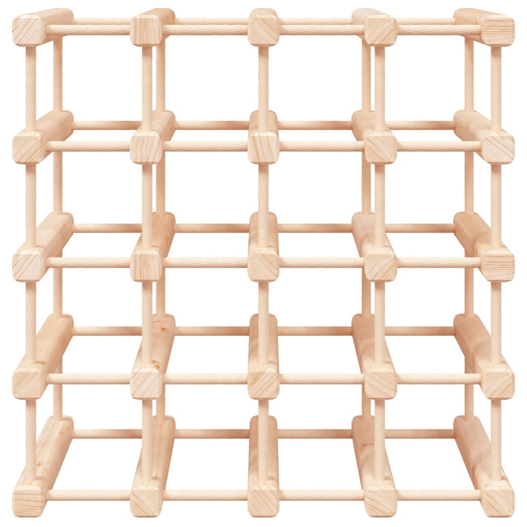 Vinstativ for 20 flasker 46,5x23x46,5 cm heltre furu