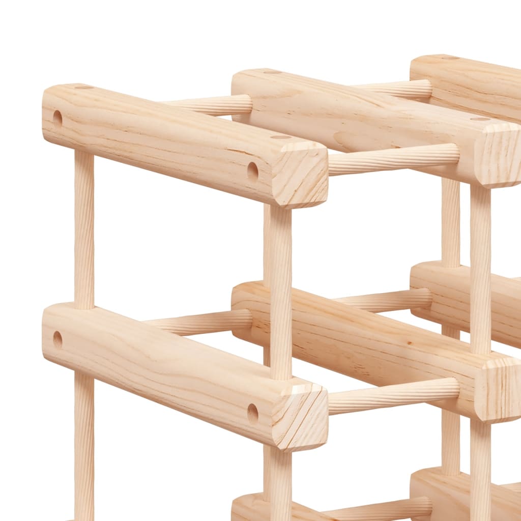 Vinstativ for 20 flasker 46,5x23x46,5 cm heltre furu