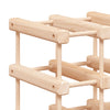 Vinstativ for 72 flasker 90,5x23x90,5 cm heltre furu
