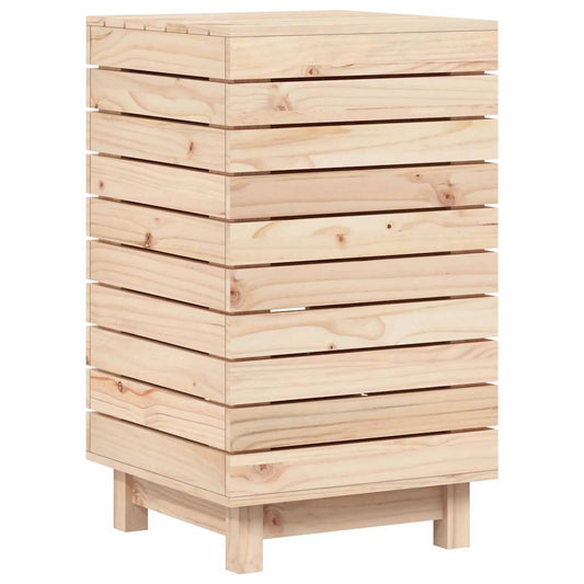 Skittentøyskurv 44x44x76 cm heltre furu
