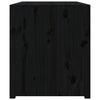 Utekjøkkenskap svart 106x55x64 cm heltre furu