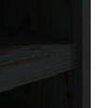 Utekjøkkenskap svart 106x55x64 cm heltre furu
