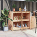 Utekjøkkenskap MEPPEL 106x55x92 cm heltre furu
