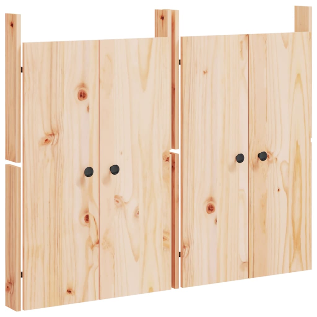 Utekjøkkendører MEPPEL 2 stk 50x9x82 cm heltre furu