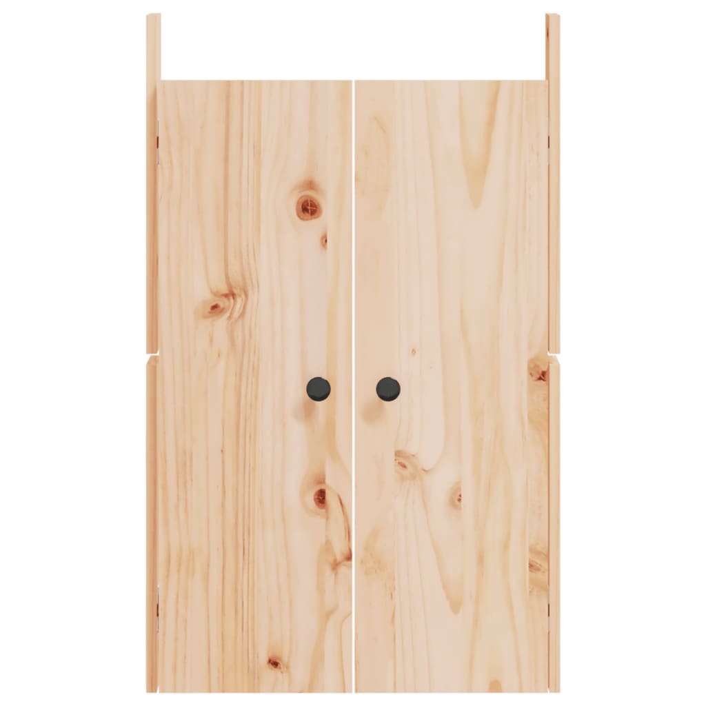 Utekjøkkendører MEPPEL 2 stk 50x9x82 cm heltre furu