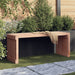 Hagebenk utvidbar 212,5x40,5x45 cm heltre douglasgran