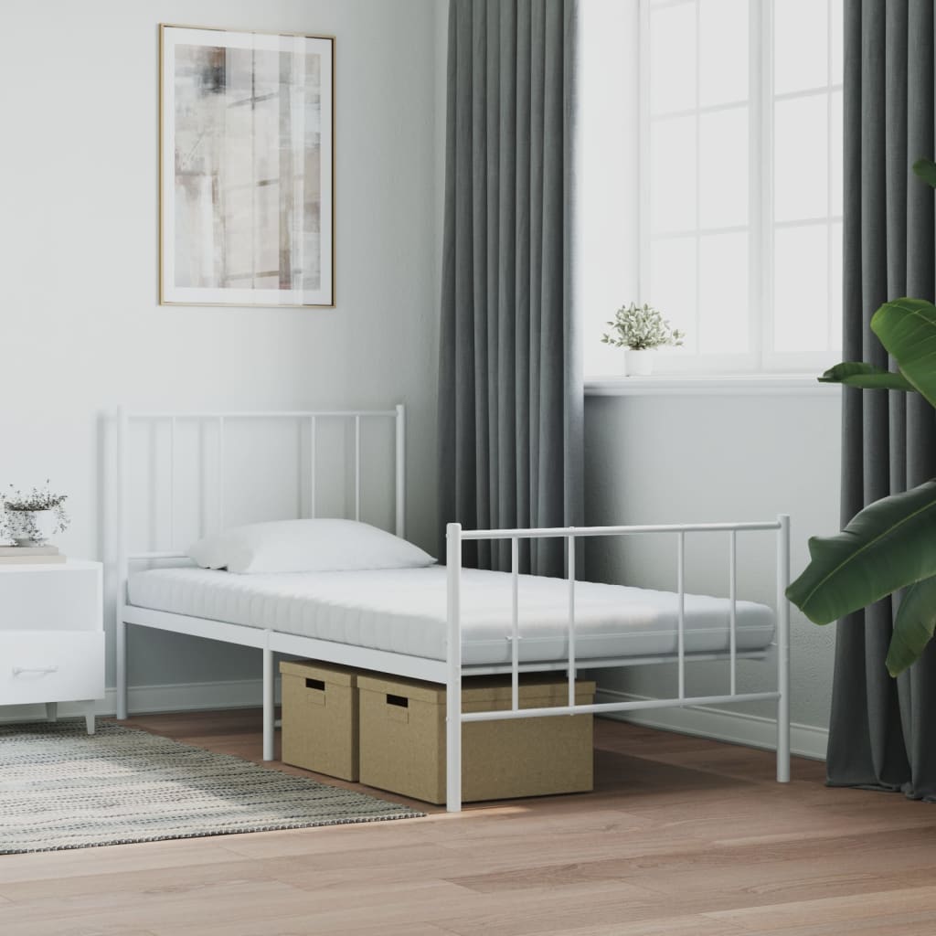 skummadrass hvit 90x190 cm 7-soners hardhet 20 ILD