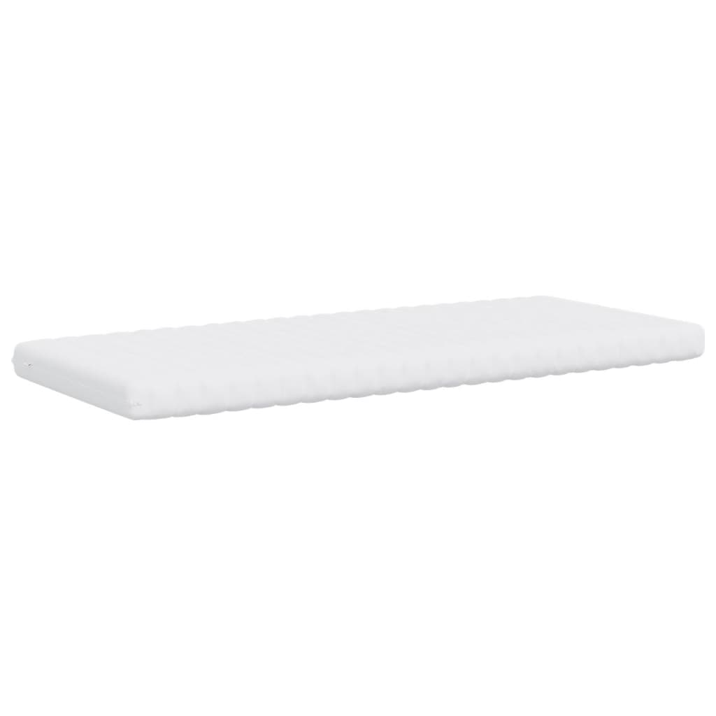 Skummadrass hvit 90x190 cm 7-Zone hardhet 20 ILD