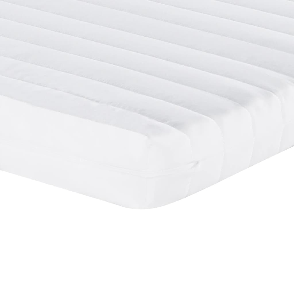Skummadrass hvit 140x190 cm 7-Zone hardhet 20 ILD