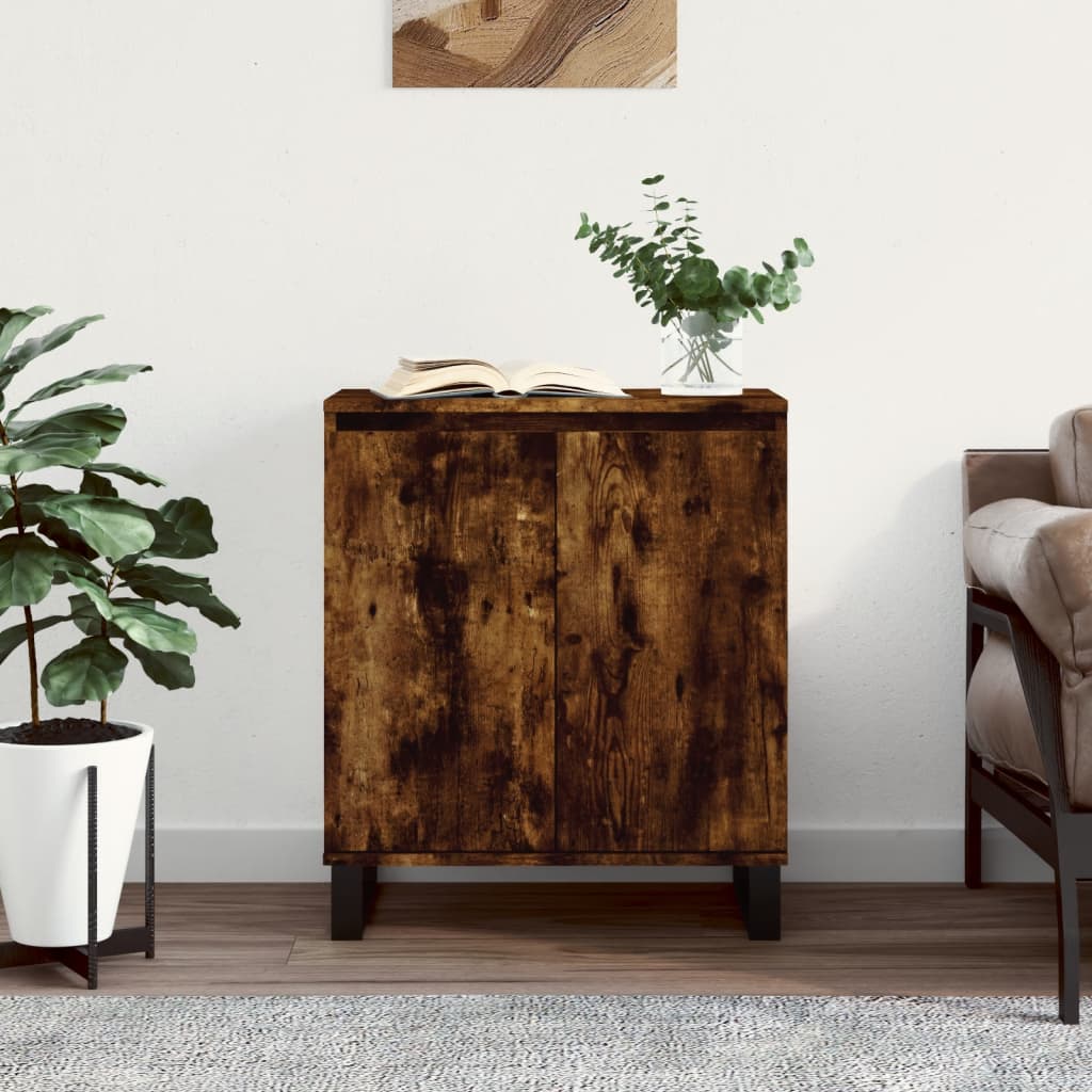 Skjenk røkt eik 60x35x70 cm konstruert tre