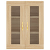 Veggskap sonoma eik 69,5x34x90 cm
