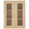Veggskap sonoma eik 69,5x34x90 cm