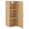 Veggskap sonoma eik 34,5x34x90 cm