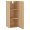 Veggskap sonoma eik 34,5x34x90 cm