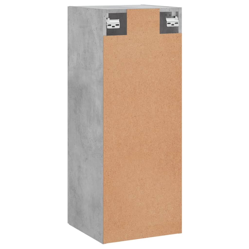 Veggskap betonggrå 69,5x34x90 cm vidaXL