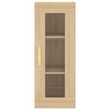 Veggskap sonoma eik 34,5x34x90 cm