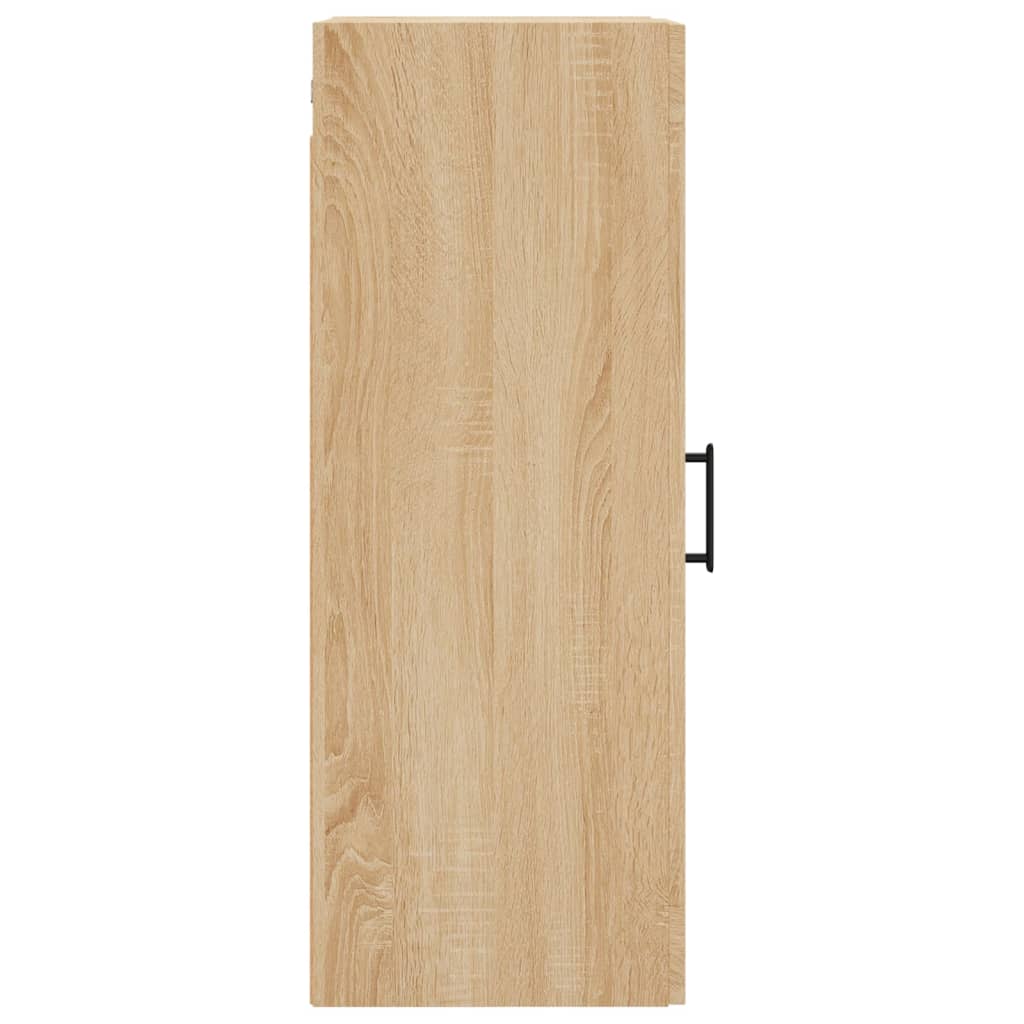 Veggskap sonoma eik 34,5x34x90 cm