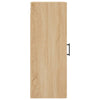 Veggskap sonoma eik 34,5x34x90 cm