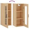 Veggskap sonoma eik 34,5x34x90 cm