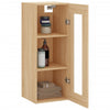 Veggskap sonoma eik 34,5x34x90 cm