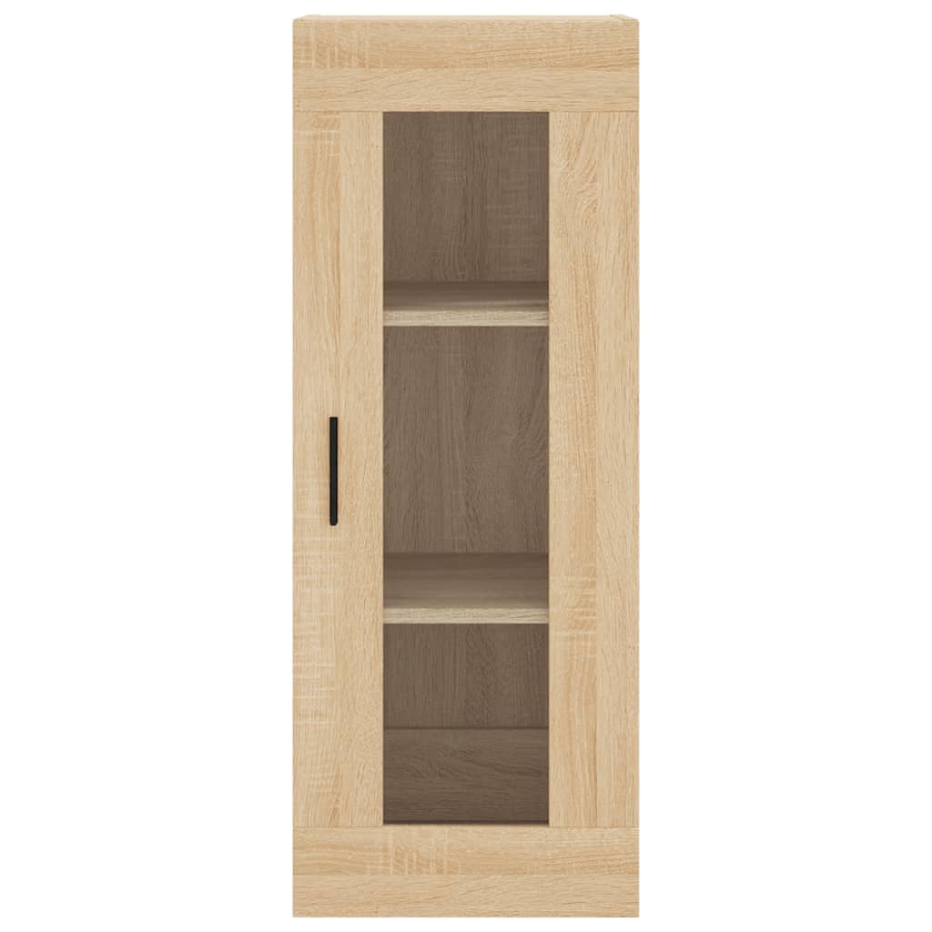 Veggskap sonoma eik 34,5x34x90 cm