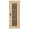 Veggskap sonoma eik 34,5x34x90 cm