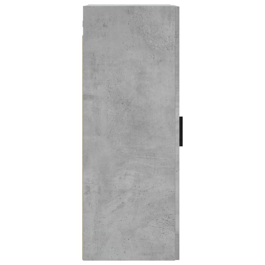 Veggskap betonggrå 69,5x34x90 cm