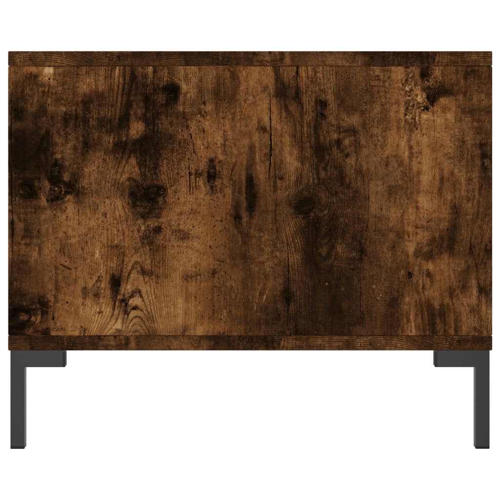 Salongbord røkt eik 90x50x40 cm konstruert tre