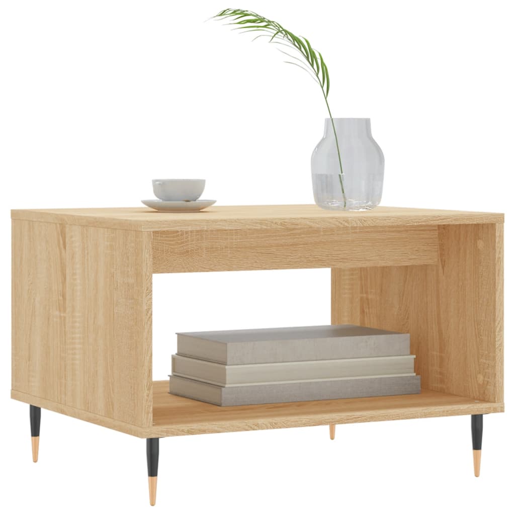 Salongbord sonoma eik 60x50x40 cm konstruert tre