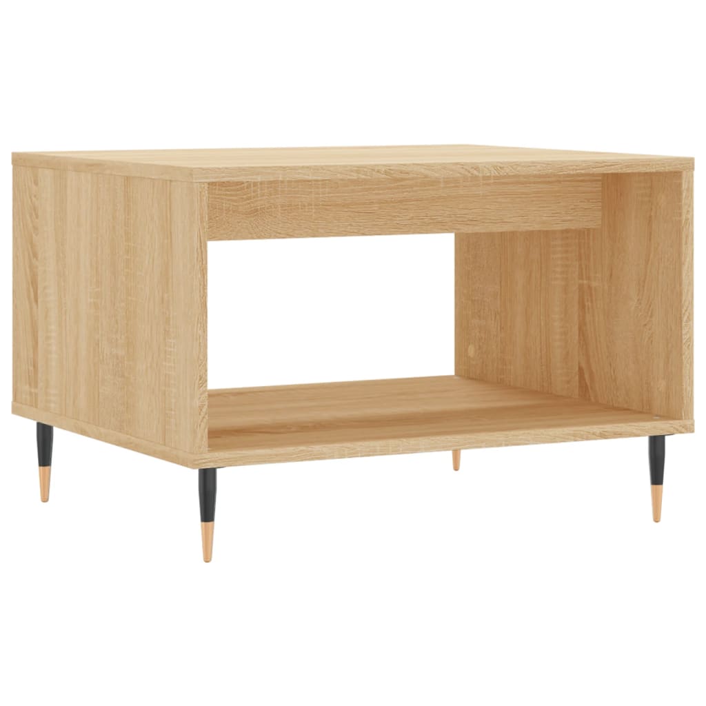 Salongbord sonoma eik 60x50x40 cm konstruert tre
