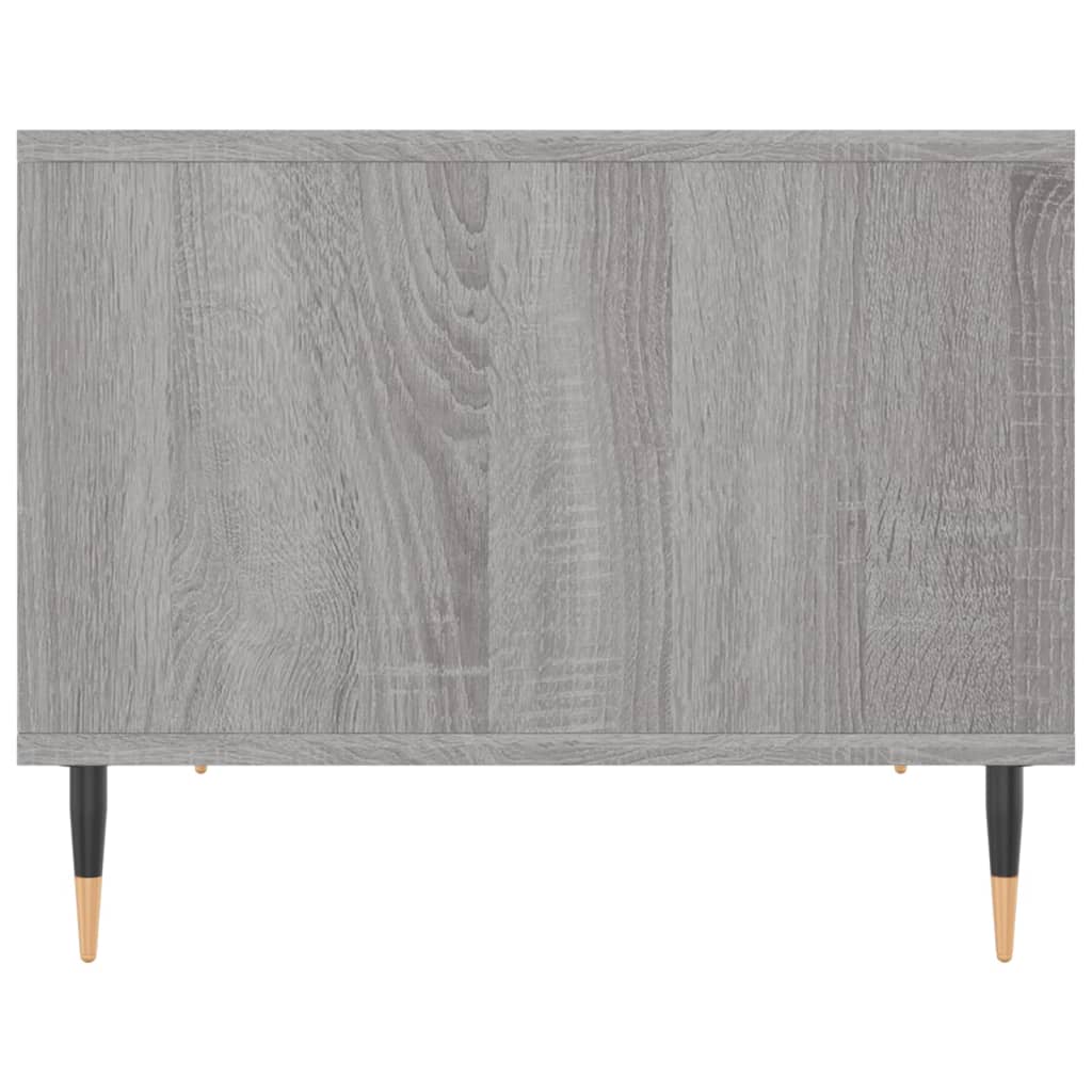 Salongbord grå sonoma 60x50x40 cm konstruert tre