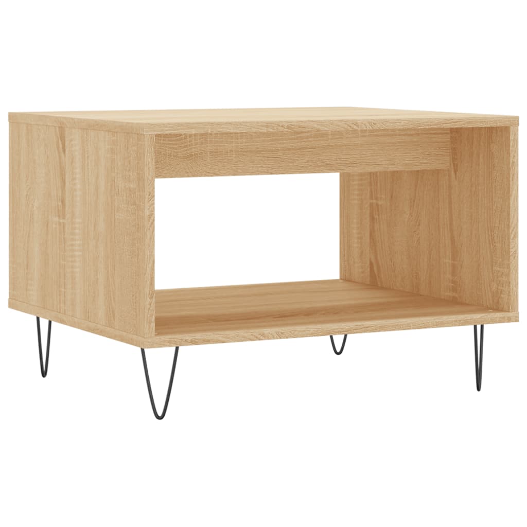 Salongbord sonoma eik 60x50x40 cm konstruert tre