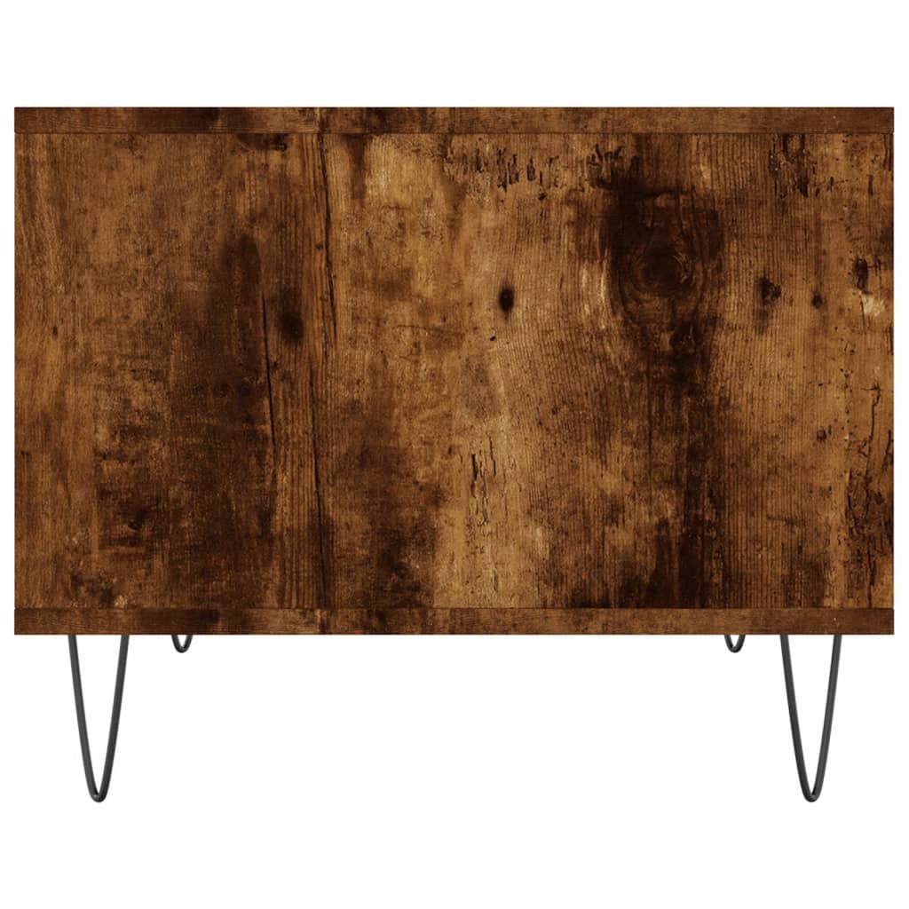 Salongbord røkt eik 60x50x40 cm konstruert tre