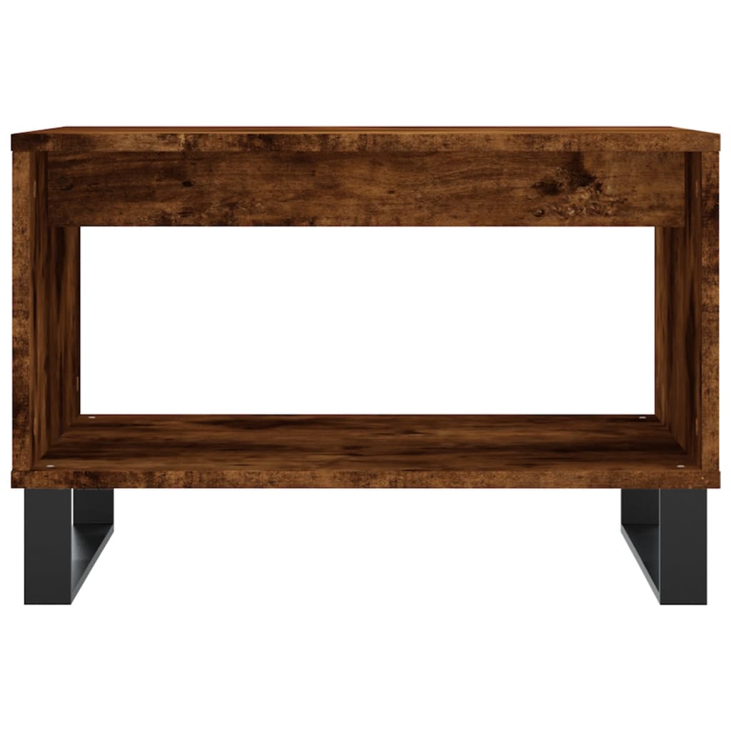 Salongbord røkt eik 60x50x40 cm konstruert tre