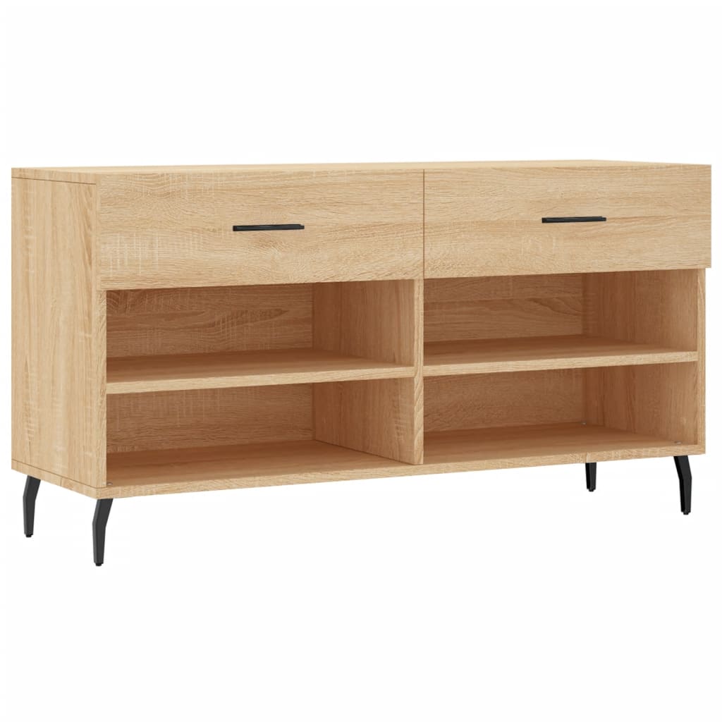 Skoskap sonoma eik 102x35x55 cm konstruert tre