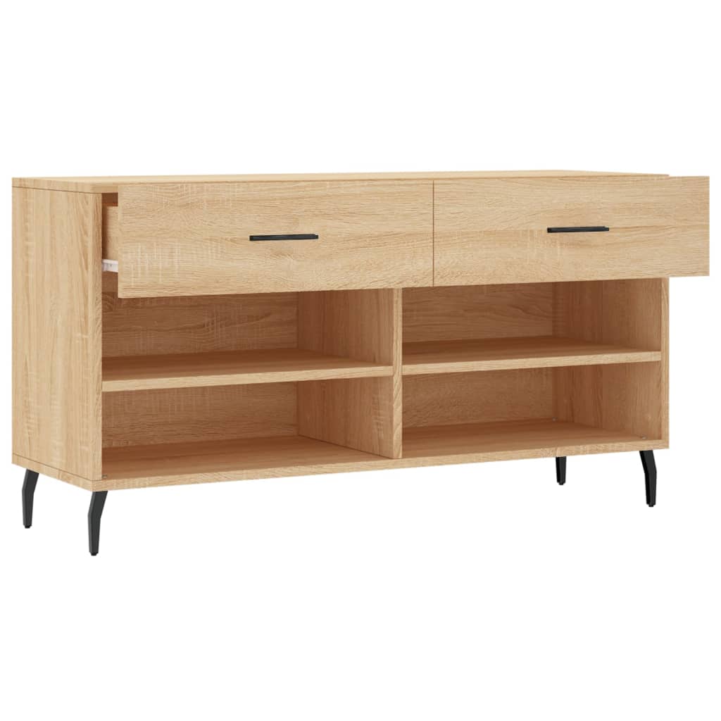 Skoskap sonoma eik 102x35x55 cm konstruert tre