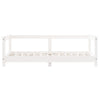 Barnesengeramme hvit 70x140 cm heltre furu