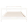 Barnesengeramme hvit 90x190 cm heltre furu